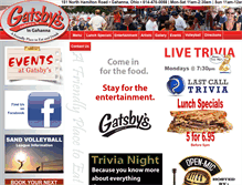 Tablet Screenshot of gatsbys1977.com